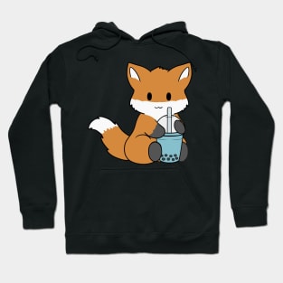 Bubble Tea Fox Hoodie